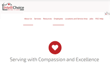 Tablet Screenshot of choosebettercare.com